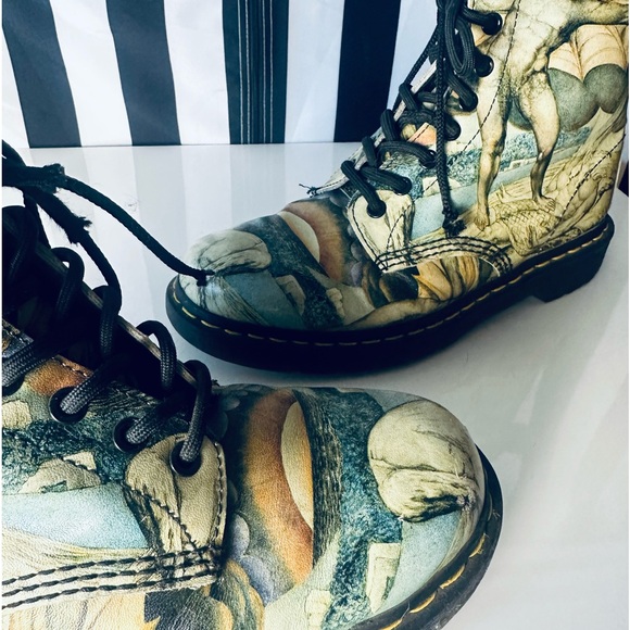 Dr. Martens 1460 Pascal Boots - Hieronymus Bosch Garden of Earthly Delights - Picture 6 of 7